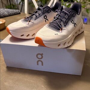 On Women's Athletic Shoes - Cream and Black